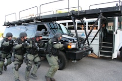 The Patriot3 RAID tactical vehicle can seat 10 fully equipped operators and features the Liberator ETS ramp and ladder system.