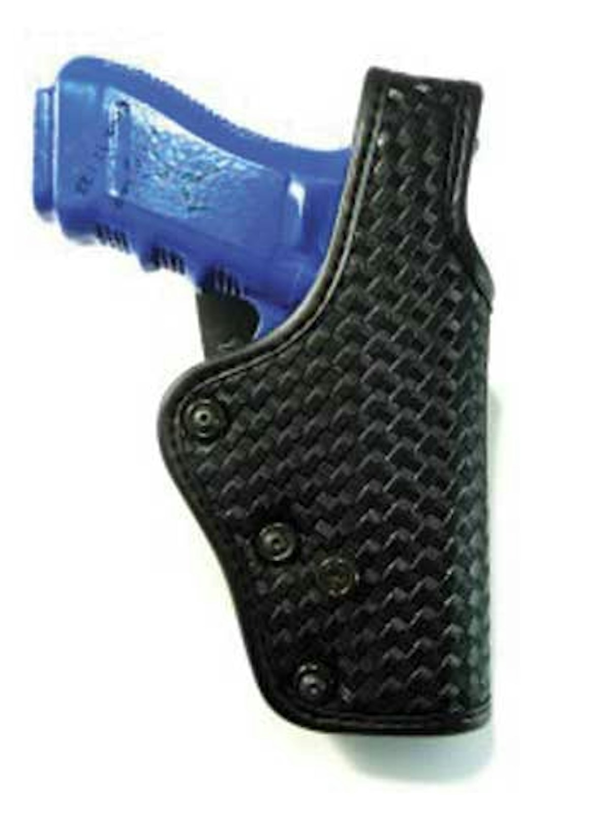 Saddle Mate Leather Gun Holster with Adjustable Retention Strap - 9 in