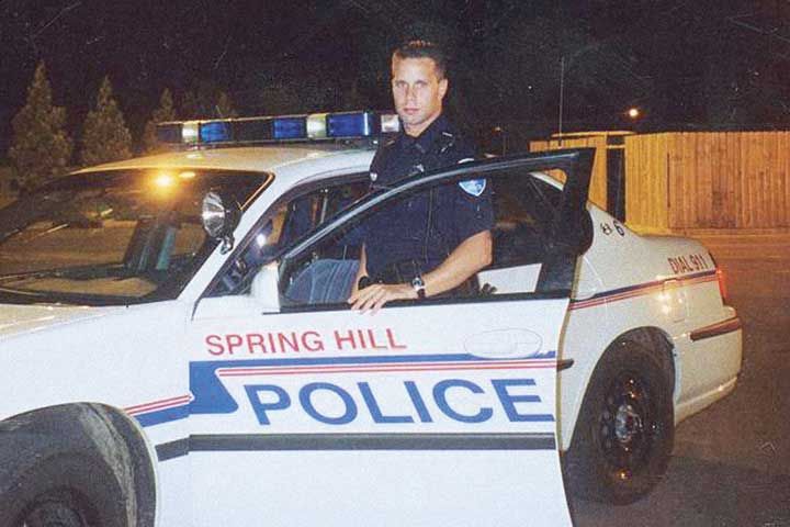 Inspired by his father's example, Scott Magro also joined the military and then law enforcement as an officer with the Spring Hill (Tenn.) Police Department.
