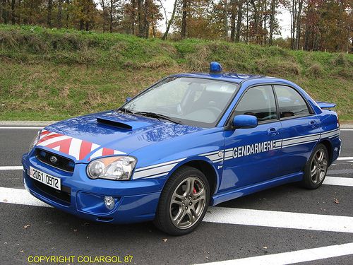 Subaru Impreza Gendarmerie. Photo courtesy of Colargol87 (Flickr.com)