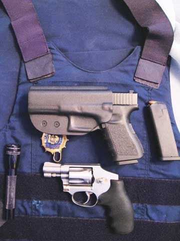 Even plainclothes officers need to wear a vest and carry a variety of gear. You never know when you'll need them.