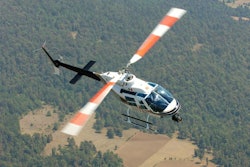 The Dallas Police Department uses Bell 206B3 helicopters similar to the one seen in this photo courtesy of Bell Helicopter.