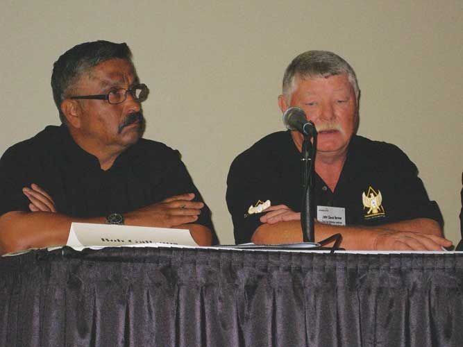 Bob Gallegos and John Denner sat on TREXPO East's Active Shooter Panel Discussion.