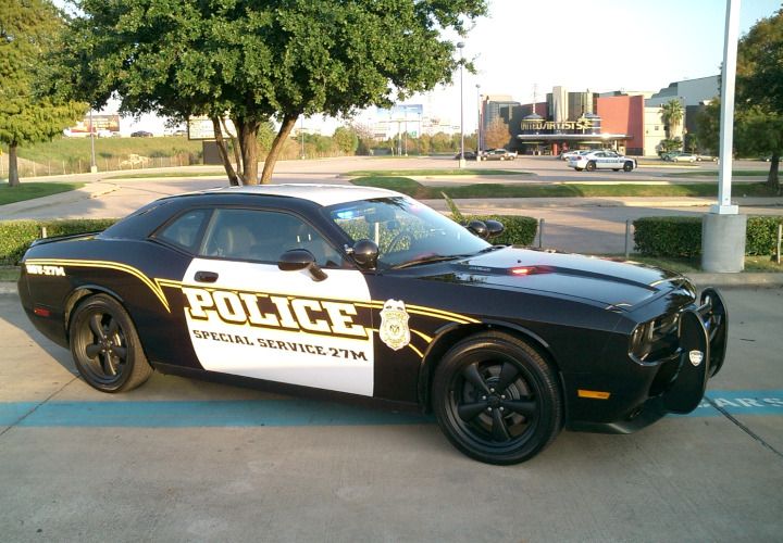 Group 1 Automotive in Dallas is offering a 'special service' Dodge Challenger with a custom-tuned V-8 engine that's capable of more than 400 hp, which would make it the most powerful patrol car available. It can reach a top speed of 165 mph. It arrives with black OEM wheels and can also be had in the more stealth solid black.