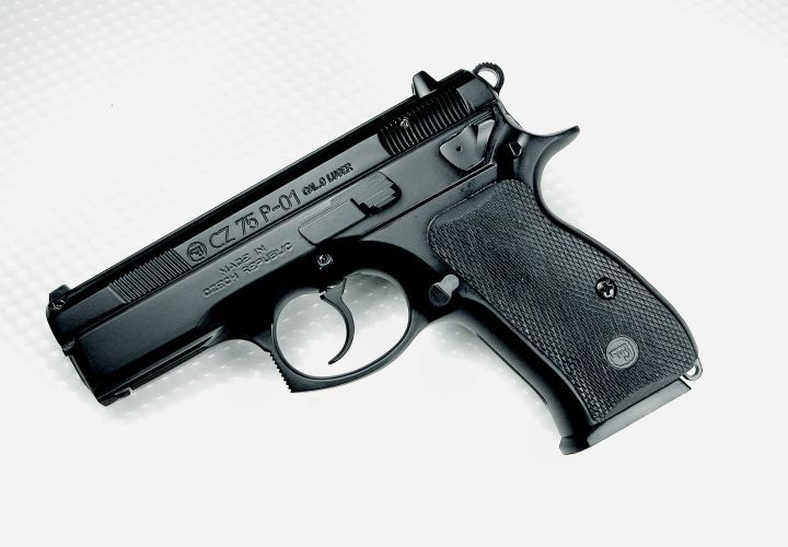 The CZ P-01 is a compact, aluminum alloy frame duty pistol with some thoughtful features.