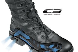 Bates' Cross Channel Circulation technology is designed to keep feet cooler and more comfortable.