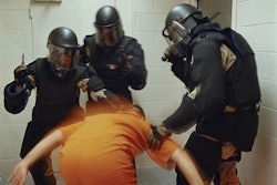 Corrections gear prevents injury from violent inmates.