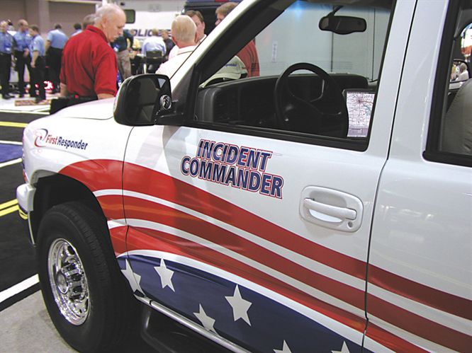 Raytheon’s First Responder mobile communications system is made for crisis situations.
