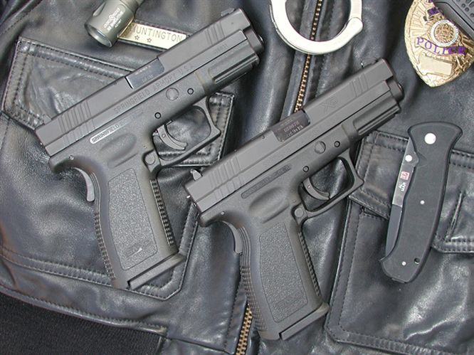 The XD is virtually custom tailored as a police duty pistol. From the grip safety and lightweight polymer frame to solid steel forgings, it is rugged, reliable, and accurate.