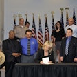 Many law enforcement groups have expressed their support for Arizona's new immigration law, which is opposed by police chiefs. Photo courtesy of Gov. Jan Brewer.