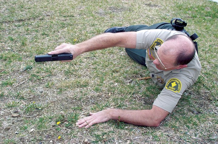Training for one-armed combat now will give you the muscle memory you’ll need to fall back on if your shooting arm is wounded in the field.