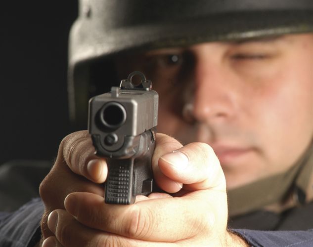 The fast target acquisition provided by tritium night sights can give you the edge in a gunfight.