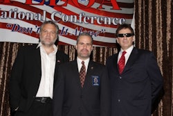 Utah Meth Cops Project spokesperson Vincent D'Onofrio brought awareness to the program at the 2010 FLEOA Conference, where he's joined by FLEOA President Jon Adler and mixed martial arts trainer Frank Dux.