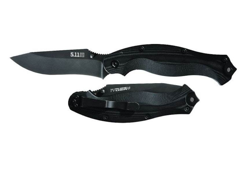 Tactical Knife Belt Clip Seatbelt Cutter & Glass Breaker RUST