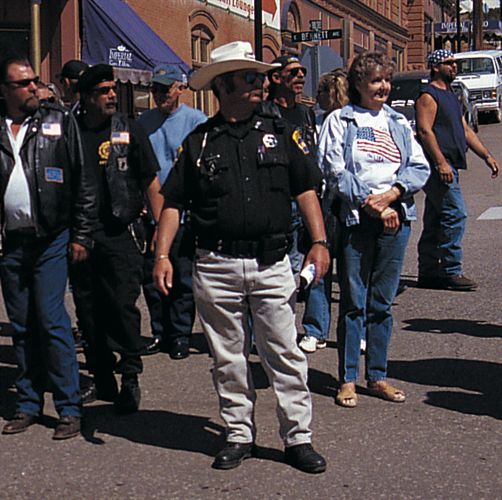 Colorado Mounted Rangers have no specific authority, but are often deputized by local law enforcement. They are there to help at community events, fairs, and festivals, as well as to deploy for search-and-rescue missions or to back up local police departments.