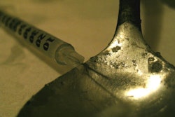 Heroin-injection prep equipment. Photo via Flickr.com (Dirty Bunny).