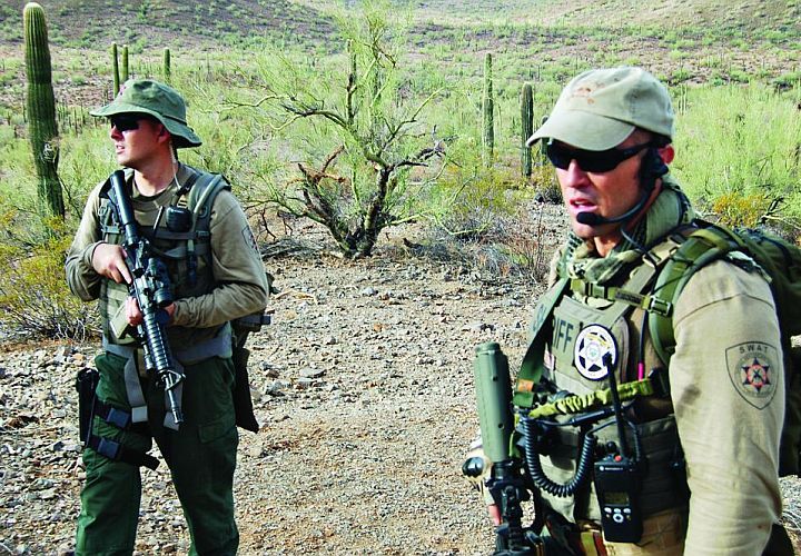 The Mexican border has become a militarized zone, according to the POLICE-TREXPO panel members.