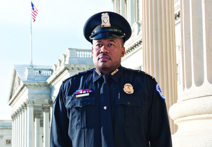 U.S. Capitol Police Officer Eddie Thornton is the NLEOMF's Officer of the Month for December. Photo courtesy of NLEOMF.