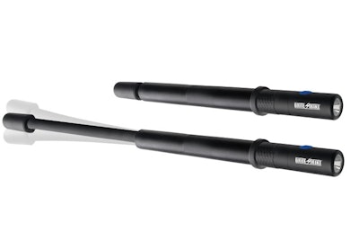 Brite-Strike's Flexaton BIL is an expandable baton with the added benefits of a strobe and semi-rigid material.
