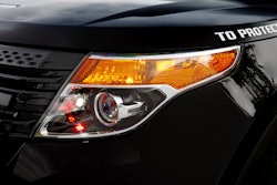 The body styling of Ford's Police Interceptor Utility will be familiar to officers who know the civilian Ford Explorer. The special-service vehicle for officers includes plenty of police-specific features and will compete head-to-head with the Chevy Tahoe SUV.
