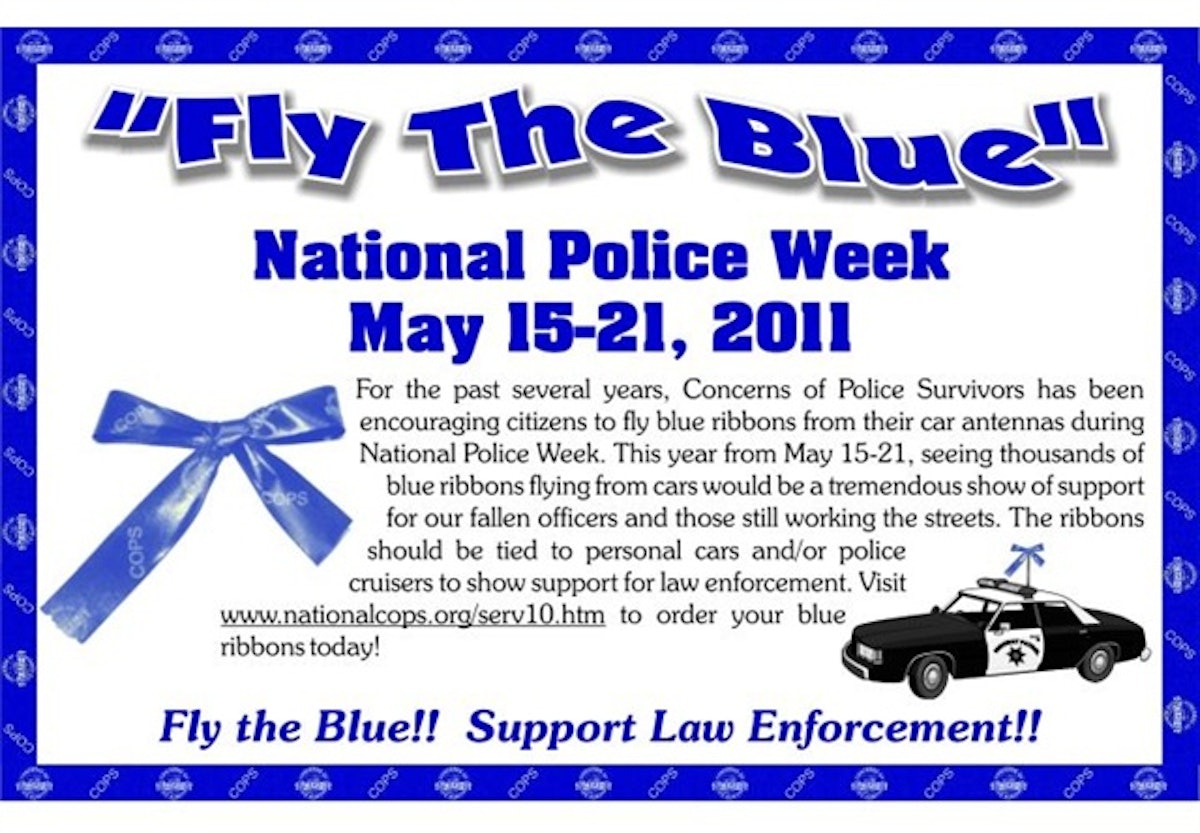 Blue Ribbons for Law Enforcement