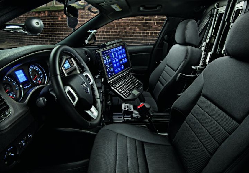 charger police car interior