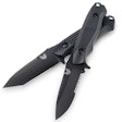 The Benchmade Nim Cub II fits most agency policies with its 3.5-inch blade and tang that are one piece. For a solid grip, Benchmade uses Noryl GTX, which is also tough and capable of surviving most chemicals you could come in contact with on duty. The knife arrives with a range of blade options, starting with tanto or drop point, and a plain edge or a partially serrated edge.