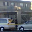 This City Heights apartment was the scene of a two-hour standoff after the fatal shooting of a San Diego officer. Screenshot: YouTube (MasterofMindSlaves).