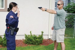 If you tell a suspect with his hands in his pockets, 'Show me your hands,' he could draw a gun too quickly for you to react. Photo: Howard Webb.