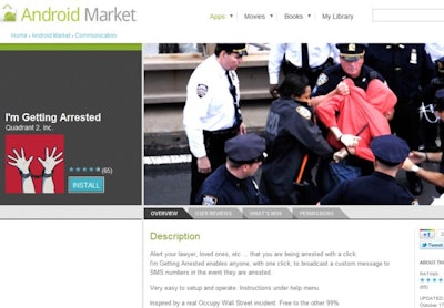 Screenshot: Android Market