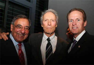 Leon E. Panetta, secretary of defense; Clint Eastwood, 'J. Edgar' director; and Craig W. Floyd, chairman and chief executive.