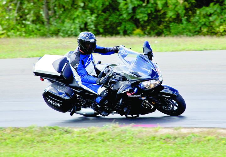 The Kawasaki Concours 14P was one of six police bikes tested in Michigan. Photo: Michigan State Police