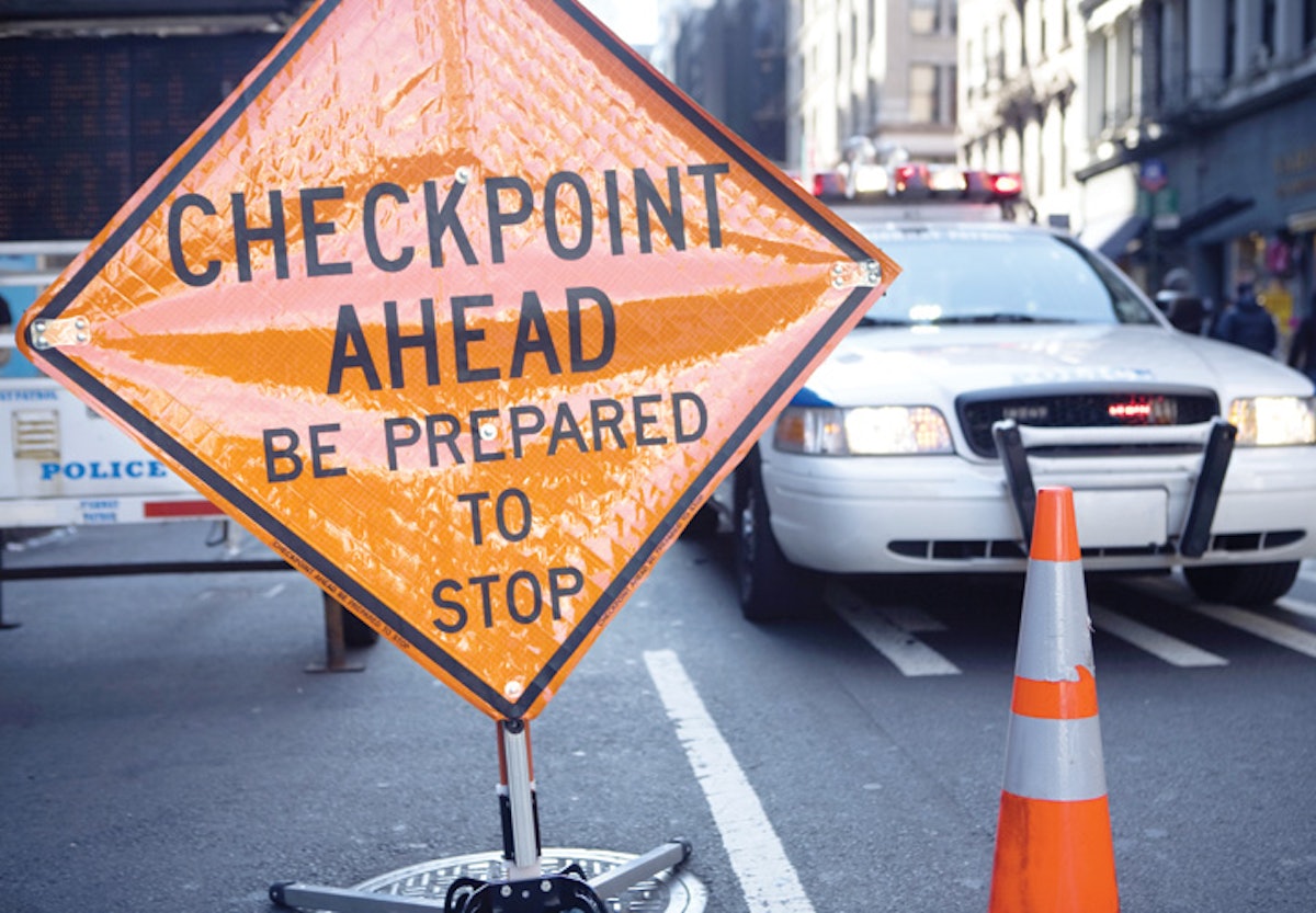 Vehicle Checkpoints Police Magazine