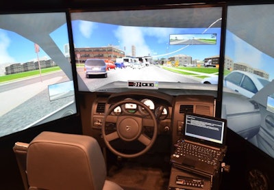 The FAAC LE-1000 Driving Simulator. Photo: Mark W. Clark