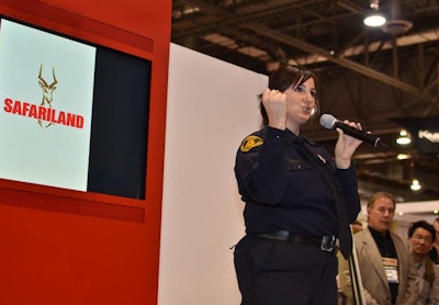 Pittsburgh Police Officer Janine Triolo was one of five officers honored by Safariland at SHOT Show. Photo: Mark W. Clark.