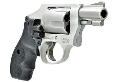 LaserLyte's CK-SWAT side-mount laser fits Taurus and S&W J-frame (pictured) revolvers. Photo: LaserLyte
