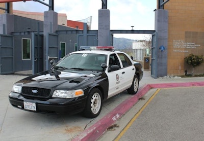 LAPD recruits spend a full week at the department's Emergency Vehicle Operations Center (EVOC) in Granada Hills. Photo: Paul Clinton