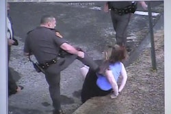 Video R I Cop Kicks Woman