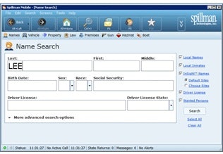 Spillman will likely add a 'violent offenders' checkbox under 'wanted persons' in its StateLink module.