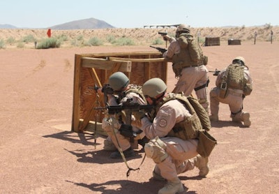 Members of the Border Patrol's elite BORTAC unit train in El Paso. Photo: CBP