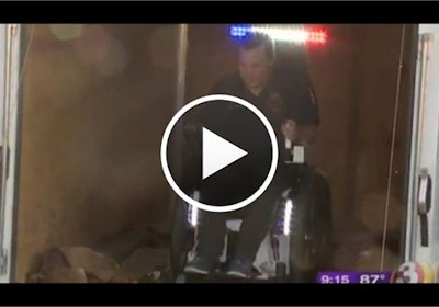 M News Cop Car Wheelchair