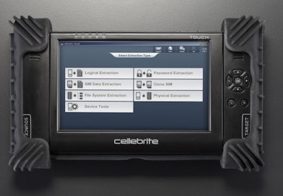 Cellebrite's UFED Touch extracts information from smartphones and other mobile devices.