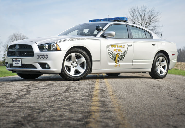 The Ohio State Highway Patrol's Dodge Charger Pursuit. Photo: OSHP