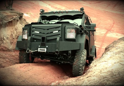 The B.A.T.T. vehicle from the Armored Group.