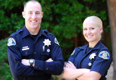 Officers Kris Kubasta (left) and Jenni Byrd. Photo: Nick Byrd.