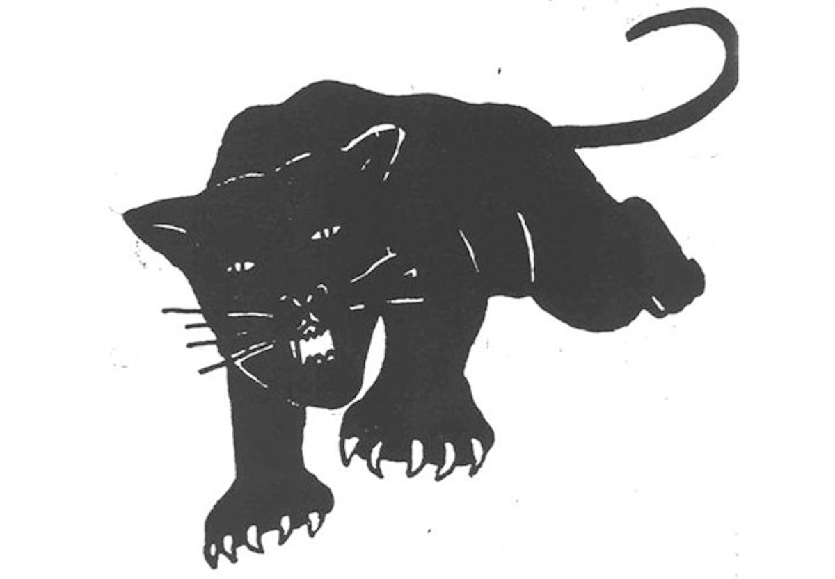 black panther party drawing