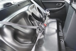 AEDEC International's Prisoner Transport System is available for both the Ford Police Interceptor Sedan and the Ford P.I. Utility. The backseat units provide a variety of means for securing prisoners, and are available with or without wiring channel adaptation. The Utility version offers a rear screen option to prevent prisoner access to the tools and weapons you have stored in your vehicle.