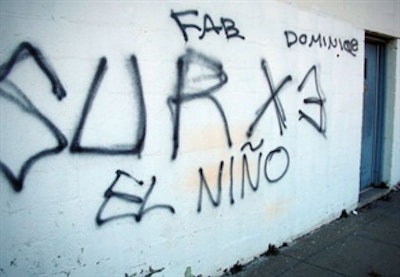 Sureño graffiti around 1997. CC_Flickr: Daquella manera