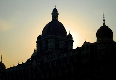 The Taj Mahal hotel, two weeks after the attacks. CC_Flickr: Alagu.