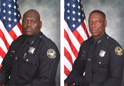 Atlanta Police Officers Shawn Smiley (left) and Richard Halford.